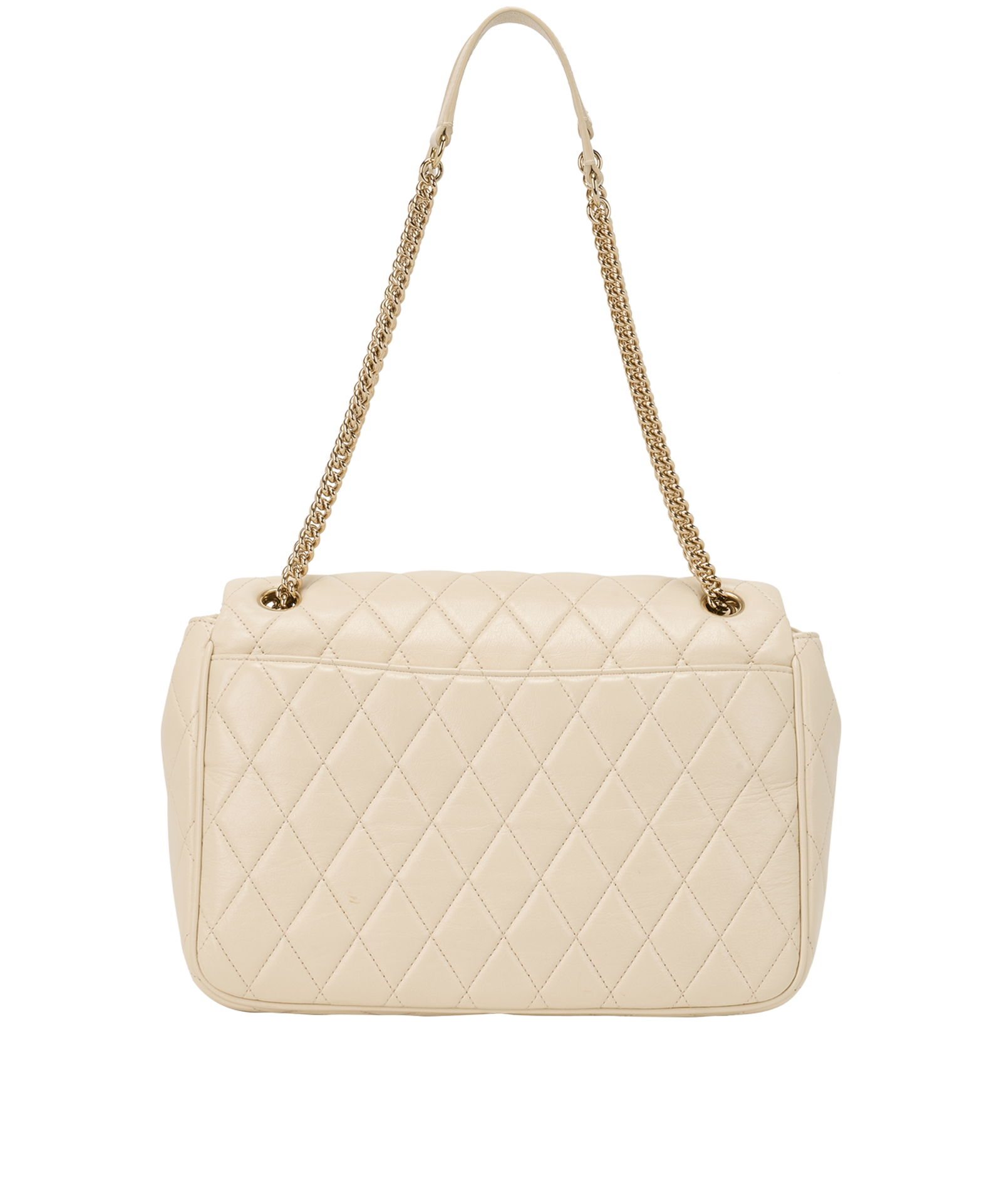 Large Darley, &pound;495, Handbags, Cream, Leather, Back view